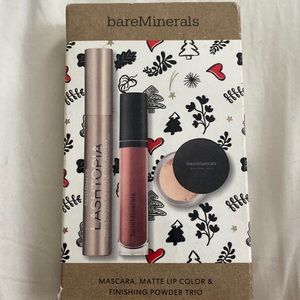Bare Minerals Mascara, Lipstick, and Powder Set
